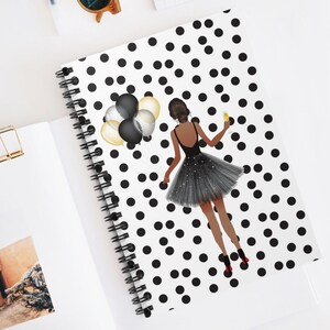 African American Women Spiral Notebook, Black Girl Journal, Black Girl Magic, Gift for a Black Woman, Self Love Gifts for Her, Journaling