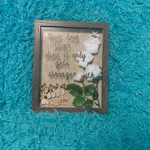 Gold Wedding Shadow Box