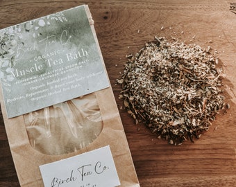 Bath Tea - Herbal Muscle Epsom salt bath soak