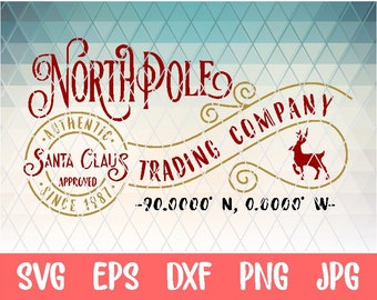 North Pole Svg Etsy
