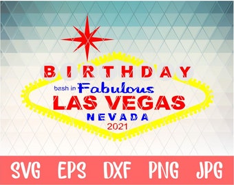 Download Vegas Birthday Svg Etsy