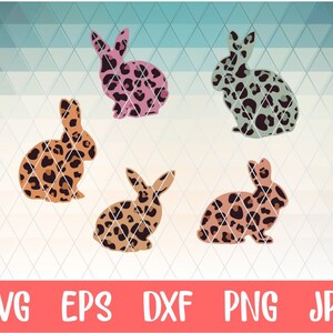 Osterhase Bundle SVG, Ostern Bundle Svg, Hase Gesicht Svg, Hase Svg, Hase Svg, Blumen Hase Svg Cut Dateien für Cricut, KOMMERZIELLE LIZENZ