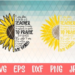 Free Free 142 Sunflower Teacher Svg SVG PNG EPS DXF File