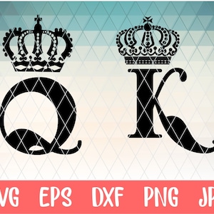 King and queen SVG