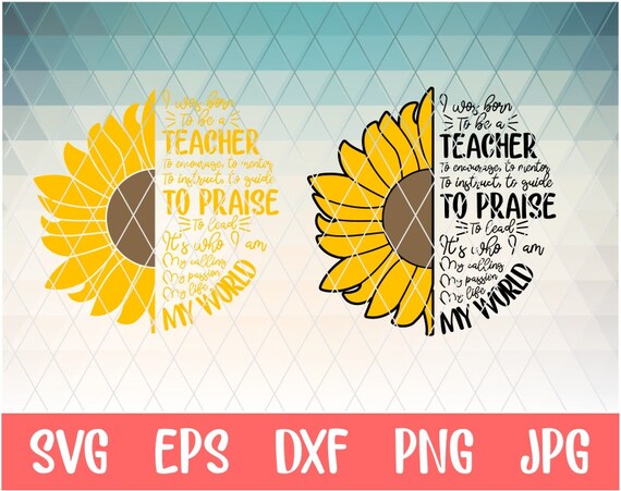Download Born To Teach Svg Teacher Svg Cut File Back To School Svg Etsy
