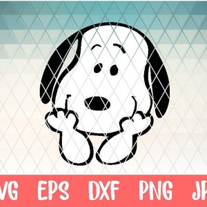 Snoopy/Peanuts svg cut file vector cliparts printable | cricut | silhouette studio