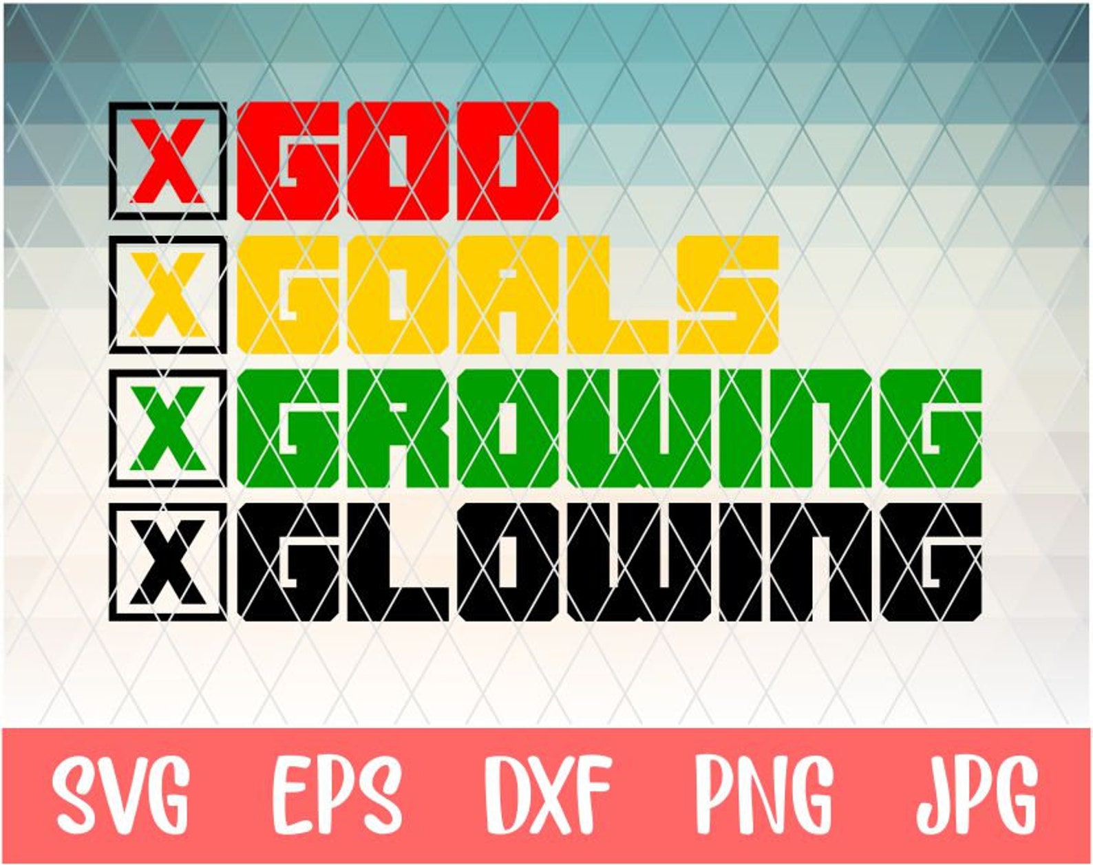 god goals growing and glowing shirt