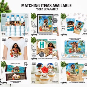 Moana Water Bottle Label, Printable Water Bottle Label, Moana Party ...