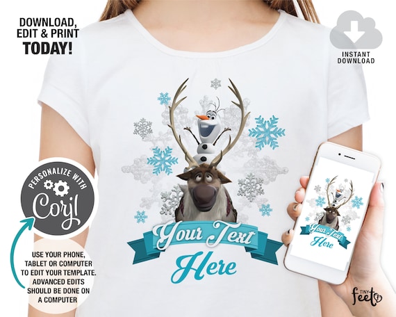 Frozen Iron on Transfer, Elsa and Anna T-shirt Design, Frozen Digital  Birthday Shirt, Snowflakes Birthday Party Decoration, Winter Party - Etsy