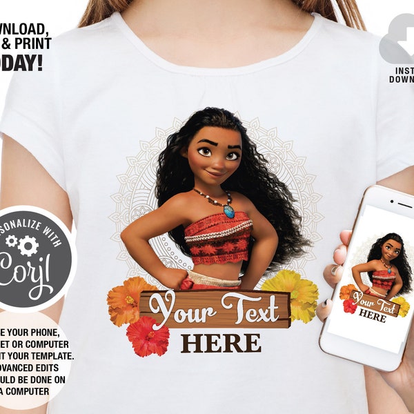 Moana Stencil - Etsy
