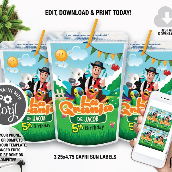La Granja Zenon Party Boxes Etsy New Zealand