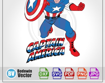 Download Captain America Svg Etsy