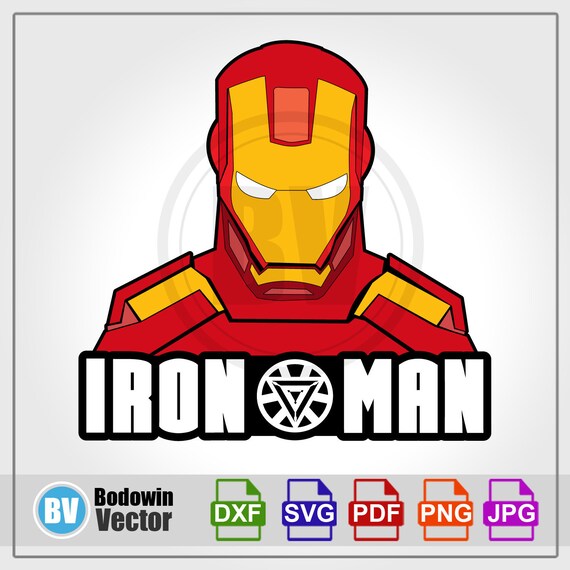 Iron Man Svg Etsy
