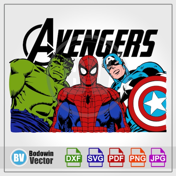 Avengers SVG | Etsy