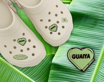 Guaiya Shoe Charm, Guam, CNMI, Islander Accessories, Cute Shoe Accessories, Tropical Accessories, Original Banana Leaf Shoe Charms