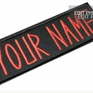 Ghostbuster Name Patch