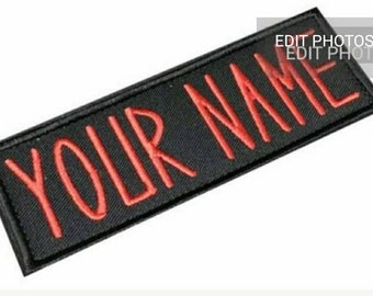 Ghostbuster Name Patch