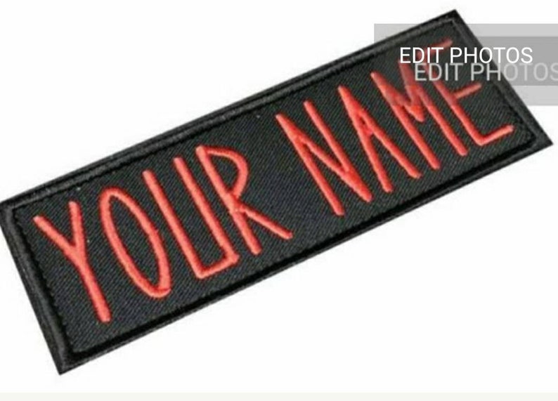 Ghostbuster Name Patch - Etsy