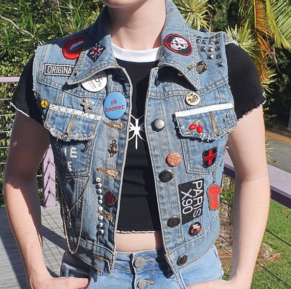 Punk Vest Kleding Gender-neutrale kleding volwassenen Gilets 