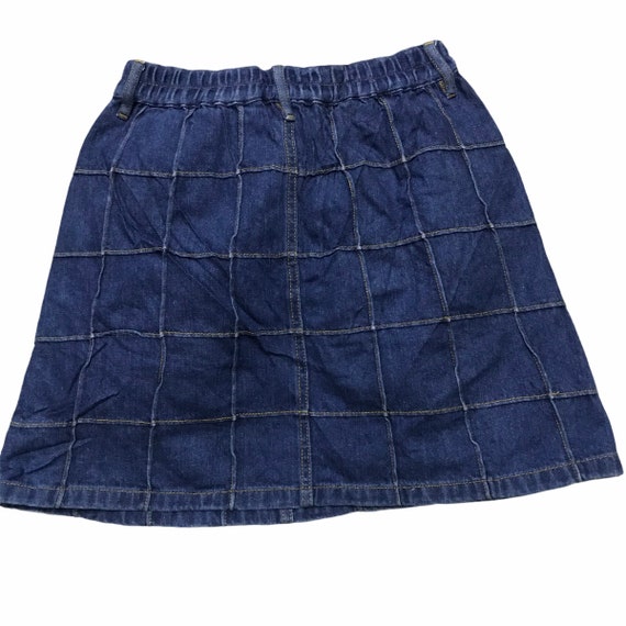 Browny standard patchwork denim skirt japan - image 2