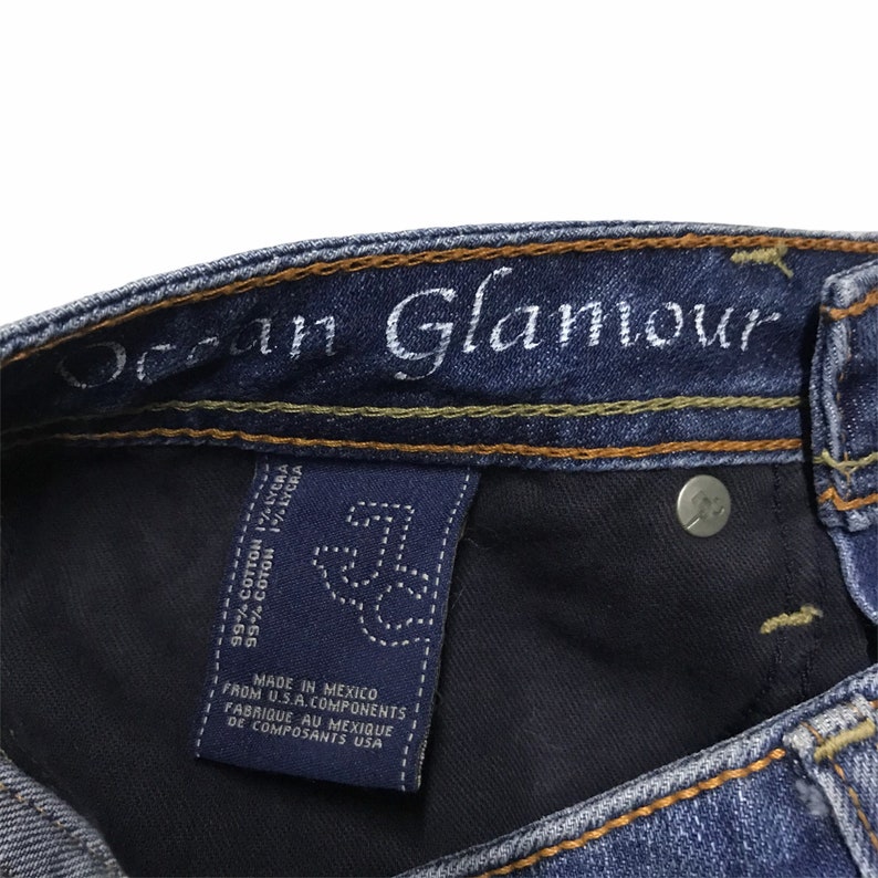 J /& company bling design denim skirt