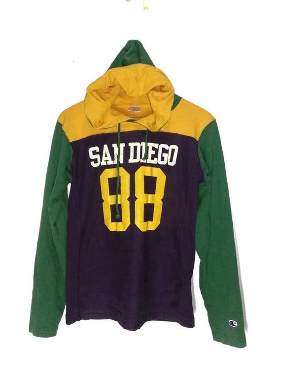 Vintage champion reverse weave multicolour hoodie