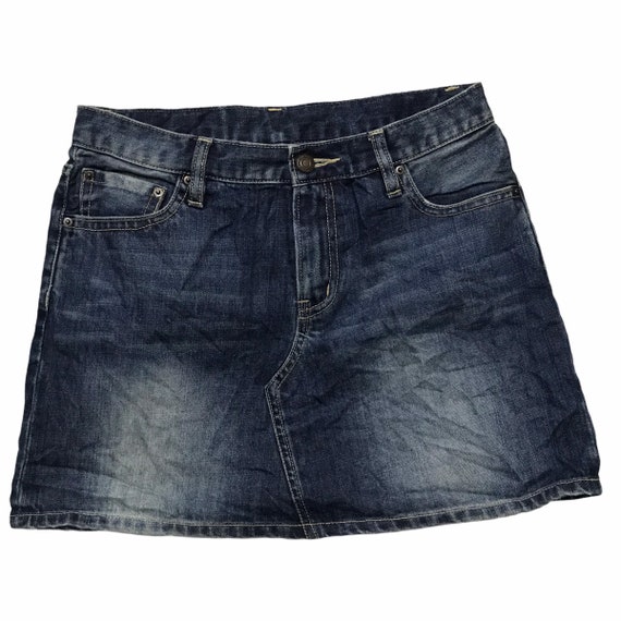 Selvedge denim skirt