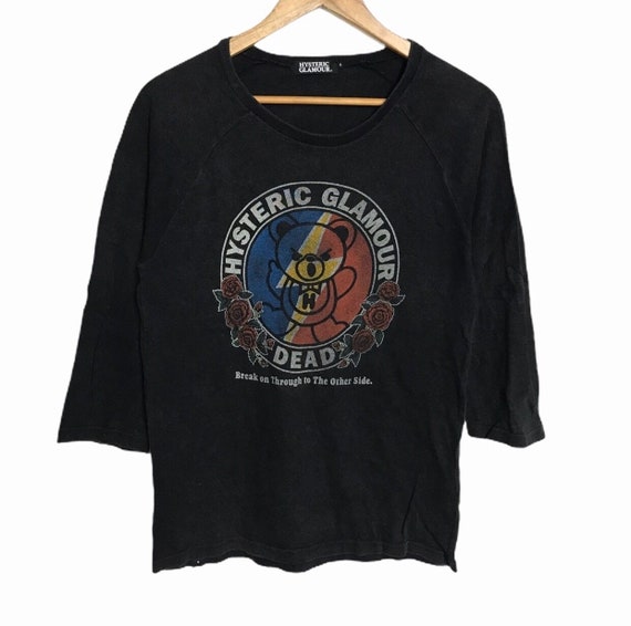 Hysteric Glamour Dead Bear Big Printed 3q Sleeve Shirt Small - Etsy