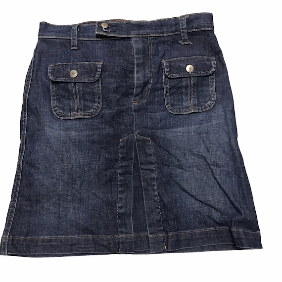 Gap multi pockets denim skirt