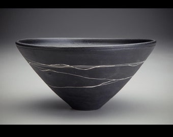 Carving Quietly Sgraffito bowl