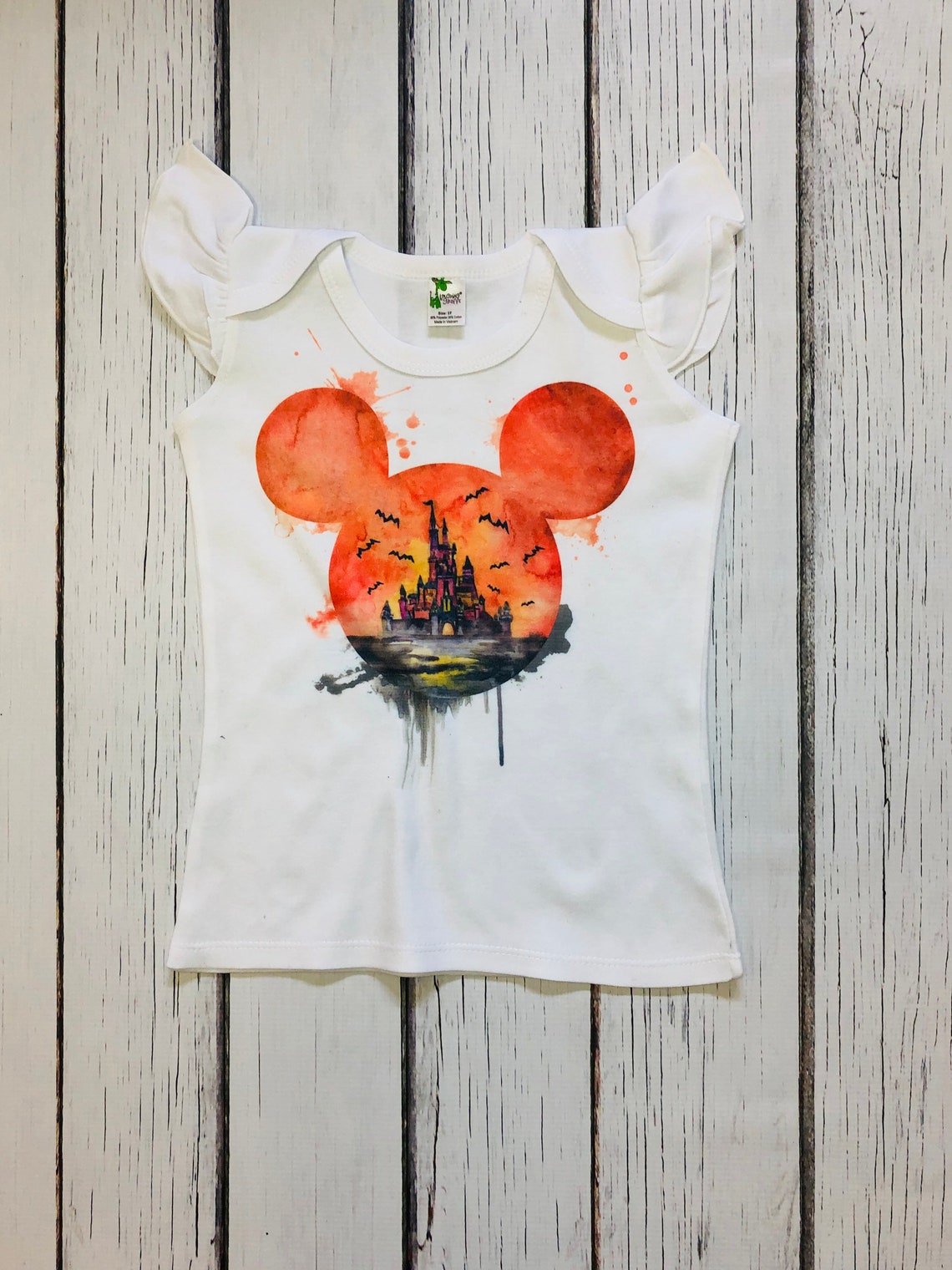 Toddler Disney Halloween Shirt / Disney Mickey Head Graphic / Etsy UK