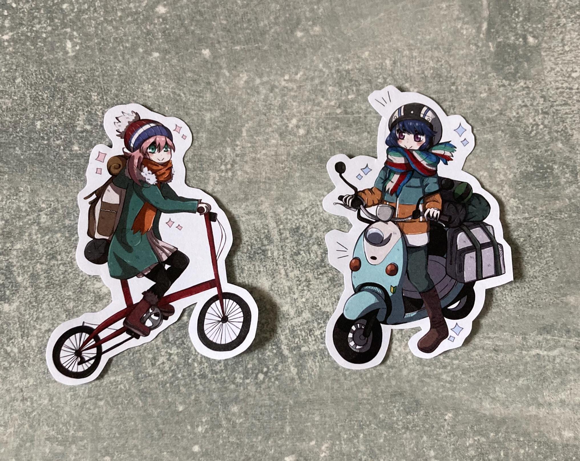 Cute Stickers Inspired by Yurucamp (laid Back Camp) - Etsy