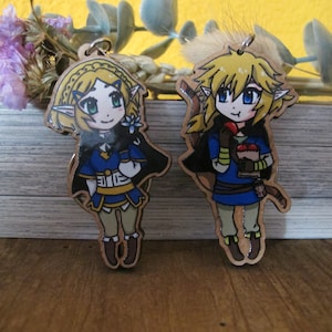 Cute Wooden Charm inspired by The Legend of Zelda