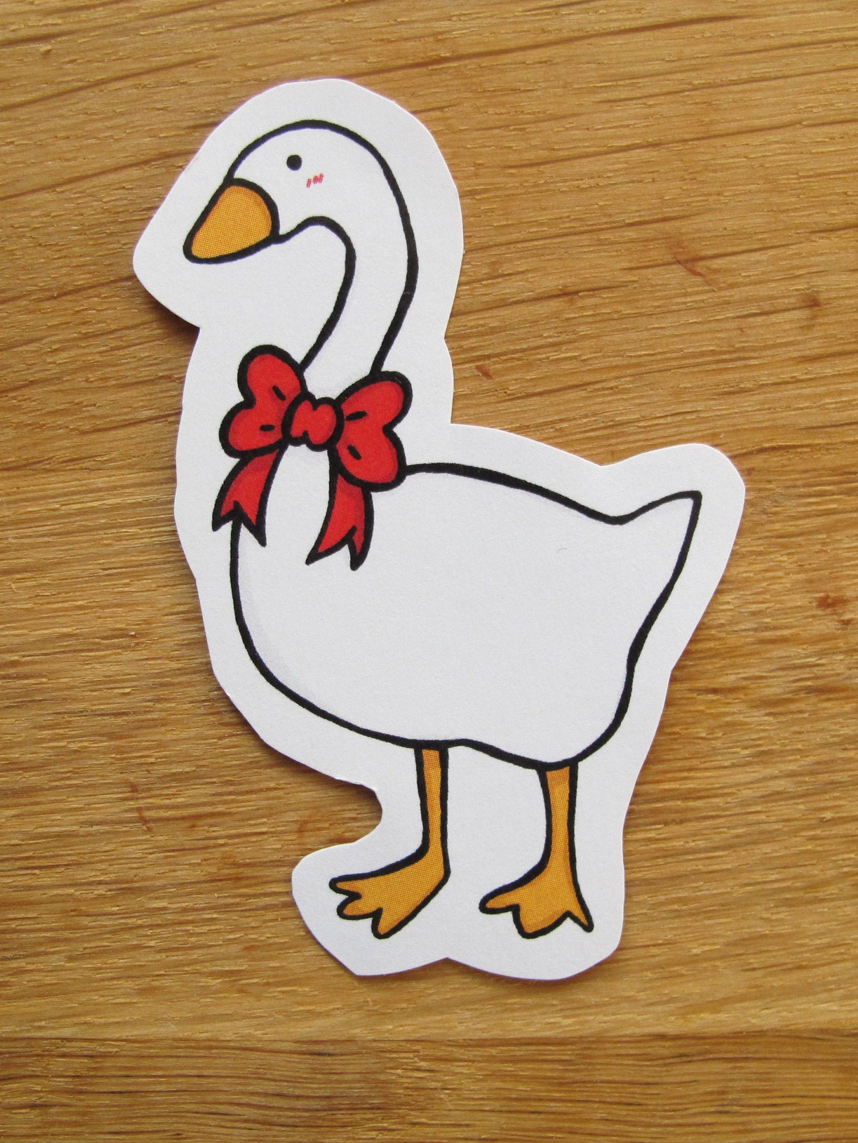 Cute Stickers inspired by Untitled Goose Game Etsy