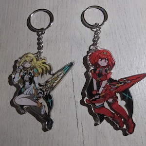 Cute Acrylic Charm Keychain inspired by Xenoblade Chronicles 2