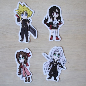 Leuke stickers geïnspireerd op Final Fantasy 7
