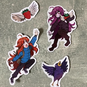 Cute Stickers Inspired by the Game Celeste - Part 2 - Etsy