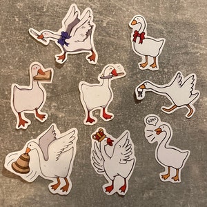 Untitled Goose Game にインスパイアされたかわいいステッカー - パート 1