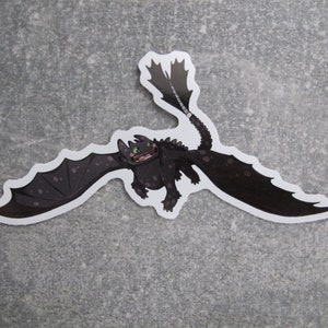 Cute vinyl Sticker inspired by How to train your Dragon Toothless