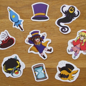 Cute Stickers inspired by A Hat in Time