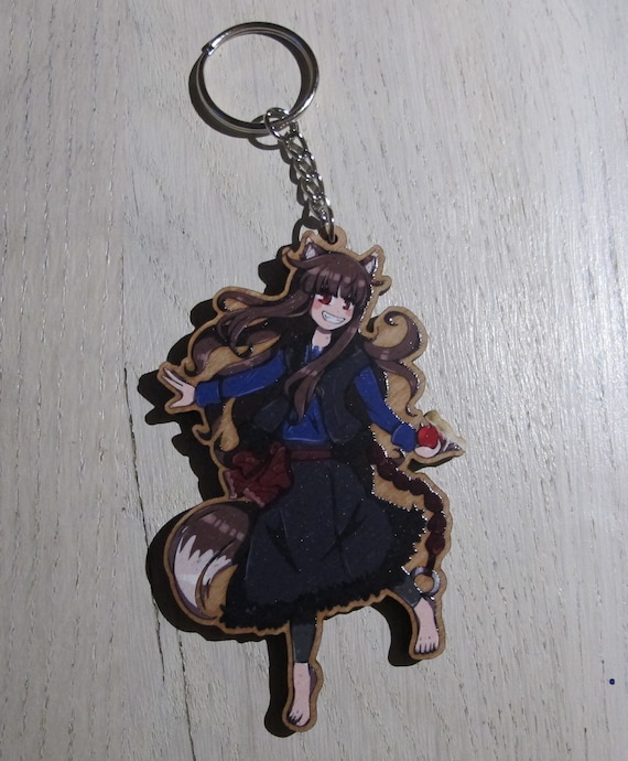Spice and wolf keychain discount