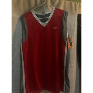 Champion men's red sleeveless top dated 2006 reversible gray Vintag