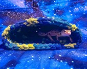 Cuddle Cave - (Space Ranger) - Handmade Crochet Cave, Hide For Reptiles, Geckos