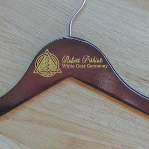 First White Coat Hanger, Dental School White Coat Ceremony Gift, Gift for Dental Students, Custom Hanger for Doctor, Gift for New Dentist.