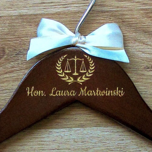 Personalized Hanger for Judge Gift for Judge Custom Hanger - Etsy