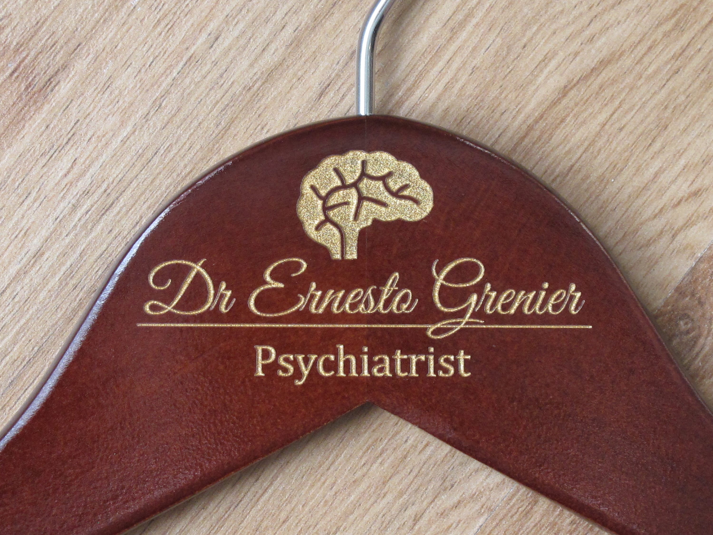 Personalized Doctor Hanger Engraved Medical Gift