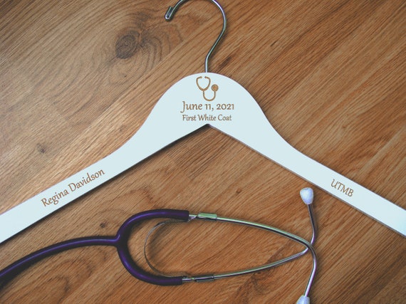 White Coat Ceremony Gift, Doctor Hanger, Medical School Graduation Gift,  Future Dr Personalized Hanger, Future Doctor Gift, Best Seller 