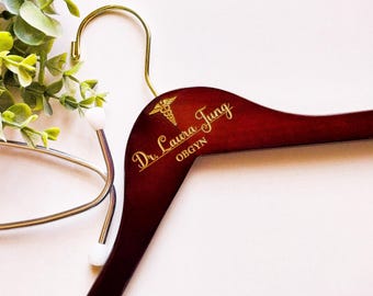 Personalized Residency Match Day Gift, Gift for Matching, Engraved Hanger to Congratulate Medical Graduate on Matching, Gift from Parents