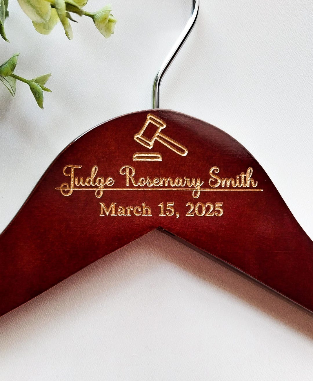 Personalized Engraved Hanger: Judge Retirement Gift - Etsy