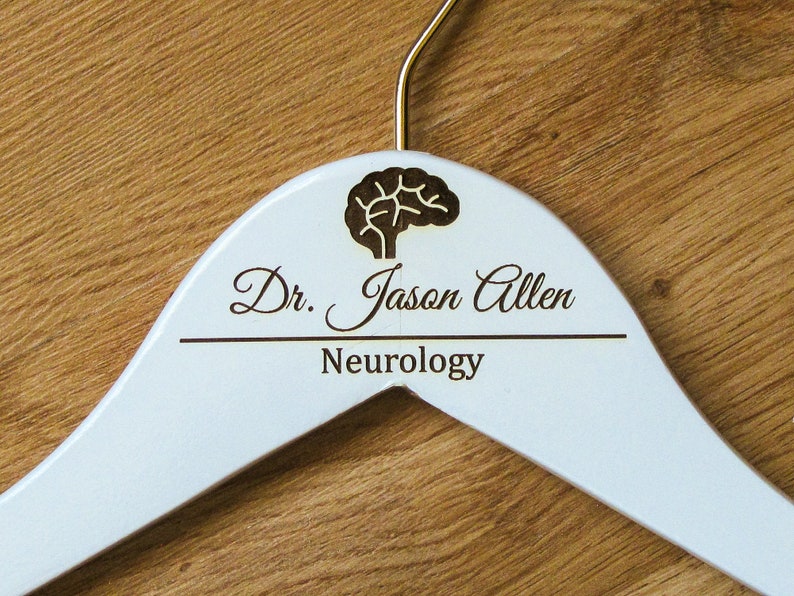 Personalized Neurologist Hanger Gift for Neurologist Coat Hanger New Doctor Gift Medical Gift for Doctor/'s Day Doctor Appreciation Gift